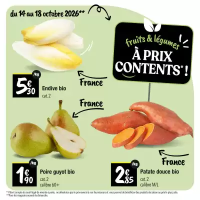 Les Comptoirs de la Bio (valable jusqu'au 18-10)