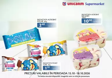 Catalog Unicarm Pagină 7: Inghetata acrobat €10,50, Acrobat inghetata Polar €2,40