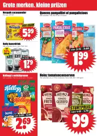 Dirk folder week 43 Pagina 12: Queens pangafilet of pangalicious €1,99, Heinz tomatenconserven €0,99