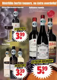 Dirk folder week 43 Pagina 20: Château David Bordeaux Superieur €3,99, Stoney Creek €3,39