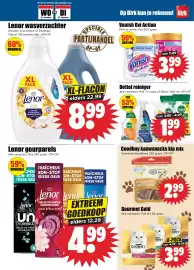 Dirk folder week 43 Pagina 23: Lenor geurparels €4,99, Dettol reiniger. Alle varianten. Pak 72 stuks of flacon 500 ml. €1,99