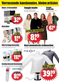 Dirk folder week 43 Pagina 27: Hello by Sloggi damesslips €11,99, Grundig infrarood thermometer €8,99