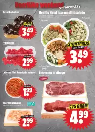 Dirk folder week 43 Pagina 32: Healthy Hand luxe maaltijdsalade €3,49, Frambozen €2,99