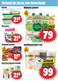 Dirk folder week 43 Pagina 8: Zuivelhoeve Boer'n vla €0,99, Melkunie yoghurt €0,79
