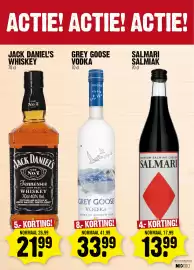 Super Dirck 3 folder week 43 Pagina 2: Grey Goose Vodka €33,99, Jack daniel's whiskey €21,99