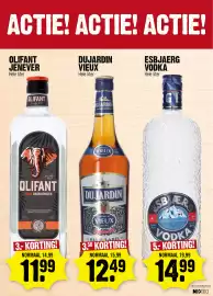 Super Dirck 3 folder week 43 Pagina 5: Dujardin Vieux €12,49, Olifant jenever €11,99