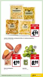 Jumbo folder week 43 Pagina 10: Zoete aardappelen €1,99, Jumbo minikrieltjes, aardappelschijfjes of opbakaardappeltjes €1,99