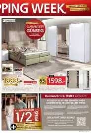 Zurbrüggen Prospekt Seite 13: Dieter Knoll Boxspringbett €1.998,00, Schwebetürenschranks Avella €1.598,00