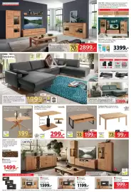 Zurbrüggen Prospekt Seite 6: Wohnwand €2.899,00, Couchtisch Göteborg €199,00
