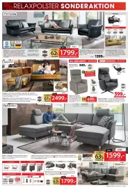 Zurbrüggen Prospekt Seite 7: Relaxsessel Portland €699,00, Beldomo Eckgarnitur €2.499,00