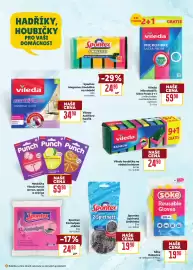 Billa leták Strana 11: Vileda houbička na nádobí rainbow €24,90, Spontex Spirinett Drátěnka €19,90