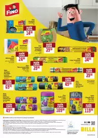 Billa leták Strana 14: Fino Pytle Color s uchy €109,90, Fino houbička na teflon €14,90