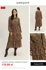 Greenpoint gazetka tydzień 42 Strona 5: Elegancka sukienka z falbaniastym dołem Greenpoint €119,99