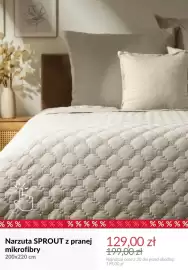 Homla gazetka tydzień 42 Strona 11: Narzuta Sprout z pranej mikrofibry 200x220 cm €129,00