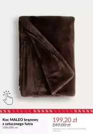 Homla gazetka tydzień 42 Strona 4: Koc Maleo brązowy z sztucznego futra 150x200 cm €199,20