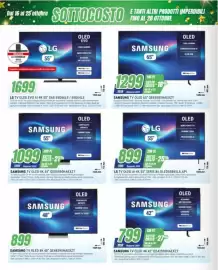 Volantino Leonardelli Pagina 10: Samsung TV OLED 4K 55" €1.099,00, LG TV OLED EVO AI 4K 55" €1.699,00