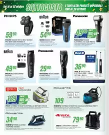 Volantino Leonardelli Pagina 16: Braun rasoi 310bt €54,90, Panasonic regolabarba €29,90
