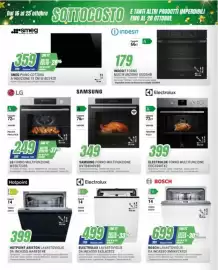 Volantino Leonardelli Pagina 18: Hotpoint Ariston lavastoviglie da incasso €399,00, Samsung forno multifunzione €349,00