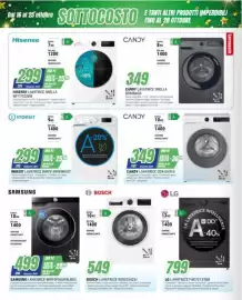Volantino Leonardelli Pagina 20: Candy lavatrice gd410g9-s €349,00, Hisense lavatrice snella €299,00