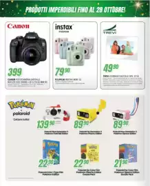 Volantino Leonardelli Pagina 26: Trevi cornice digitale DPL 2210 €49,90, Canon fotocamera digitale reflex eos 2000d €399,00