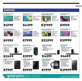 Sounds Great catalogue Page 2: SAMSUNG UA85M80HAU 85in MINI LED 4K 144HZ AI SMART TV €27.999,00