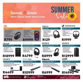 Sounds Great catalogue Page 5: JBL portable party speaker €9.999,00
