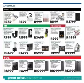 Sounds Great catalogue Page 9: TCL C2110WDG GY 10/6 KG D/D WASHER DRYER COMBO €7.499,00