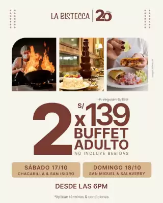Catálogo La Bistecca (válido hasta 20-10)