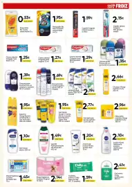 Folleto FROIZ Página 15: Sanex desodorante roll-on €1,35, Scottex Papel Higiénico Original €2,14