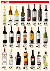Folleto FROIZ Página 8: Castillo de Albai tempranillo €2,15, Tamarón vino ribera del duero roble €3,45