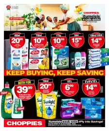 Choppies catalogue Page 11: Dettol Soap Assorted €10,99, Rexona Roll On €15,99