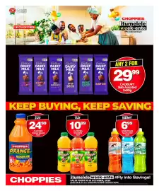 Choppies catalogue Page 5: Choppies Orange Squash €24,99, CHOPPIES Smoothie €10,99