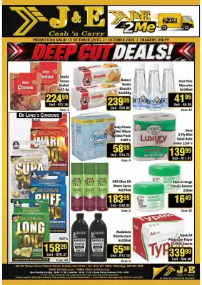 J&E Cash and Carry (valid until 21-10)