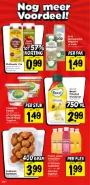 Vomar Voordeelmarkt folder week 43 Pagina 26: Campina Kwark of Campina Greek Style Yoghurt €1,49, Fruity Juice Smoothie €1,99