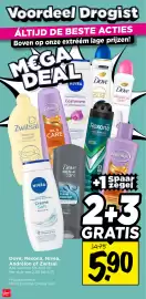Vomar Voordeelmarkt folder week 43 Pagina 33: Alle Dove, Rexona, Nivea, Andrélon of Zwitsal €5,90