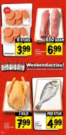 Vomar Voordeelmarkt folder week 43 Pagina 44: Hamburgers €3,99, Label Rouge Kip €7,99