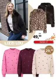 Jola Mode folder week 43 Pagina 4: Sweater €29,99, LIZZI LOU Jas €49,99