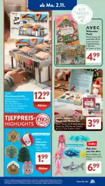 Aldi Süd Prospekt woche 45 Seite 3: Adventskalender-, Rätsel- oder Wichtel-Box €3,99, Robo Alive oder Pets Alive €6,99