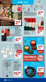Aldi Süd Prospekt woche 45 Seite 8: HOME CREATION Adventskerzen €3,99, HOME CREATION Duftkerze im Glas €1,99