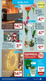 Aldi Süd Prospekt woche 45 Seite 9: HOME CREATION XXL-LED-Lichterkranz €14,99, HOME CREATION Weihnachts-Fußmatte €3,99