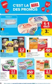 Carrefour folder Pagina 10: Fromages râpés ou en bloc Vache Bleue €6,53, Fromages Madame Loik Paysan Breton €4,88