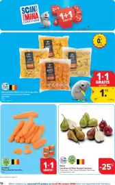 Carrefour folder Pagina 12: Mini-grenailles Bistro ou à l'ail et quartiers assaisonnés au curry ou Toscan €1,69, Poirs