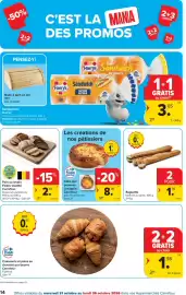 Carrefour folder Pagina 14: Croissants et pains au chocolat pur beurre Carrefour €1,98