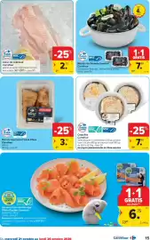 Carrefour folder Pagina 15: Moules de Zélande Impérial Carrefour €7,99, Cœur de cabillaud €2,75