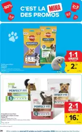 Carrefour folder Pagina 26: Croquettes et nourriture humide pour chiens et chats Perfect Fit €16,38