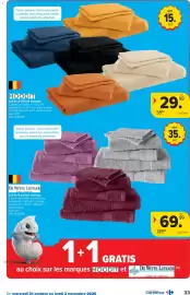 Carrefour folder Pagina 33: Lot de 4 pieces éponge €29,99, Lot de 6 pieces éponge €69,99