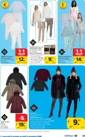 Carrefour folder Pagina 39: Pull dame €9,99, Pyjama coral fleece avec print dame €14,99