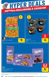Carrefour folder Pagina 42: Pommes de terre pour frites €9,99, Biscuits Milka €5,00