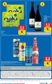 Carrefour folder Pagina 43: Canettes Nalu €9,79, Côtes-du-Rhône Héritage Croix de Beaulieux Rouge €5,99