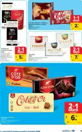 Carrefour folder Pagina 5: Lion Mini ou KitKat Mini €2,45, Chocolats Merci €7,98